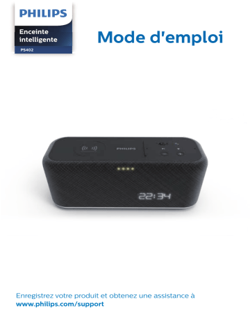 Philips TAPS402/10 Enceinte Bluetooth® Manuel utilisateur | Fixfr