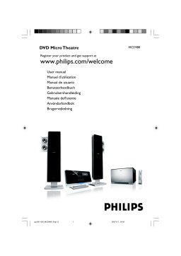Philips MCD988/12 Microchaîne DVD Manuel utilisateur
