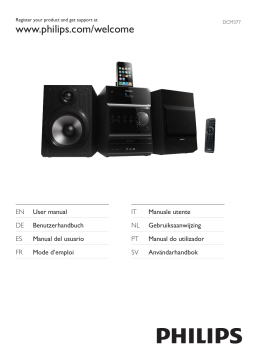 Philips DCM377/12 Microchaîne classique Manuel utilisateur