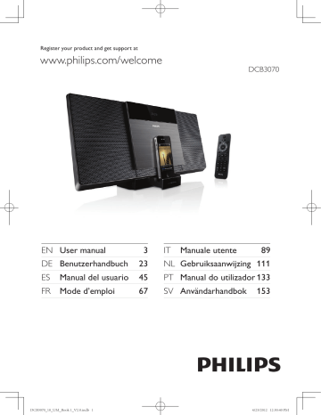 Philips DCB3070/10 Microchaîne Manuel utilisateur | Fixfr