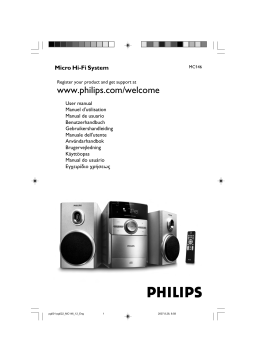 Philips MC146/12 Microchaîne hi-fi Manuel utilisateur