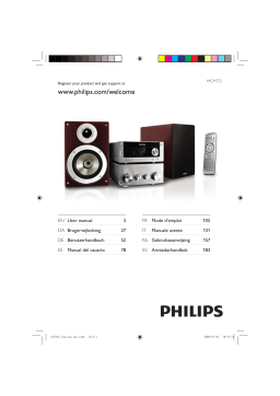 Philips MCM772/12 Heritage Audio Chaîne Hi-Fi Manuel utilisateur