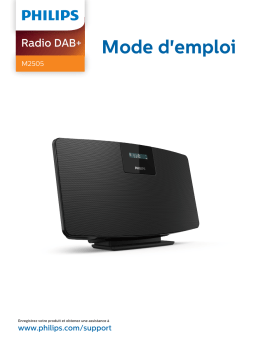 Philips TAM2505/10 Rádio DAB+ Manuel utilisateur