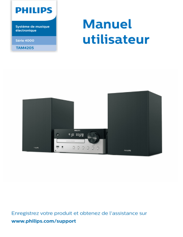 Philips TAM4205/12 Microchaîne Manuel utilisateur | Fixfr