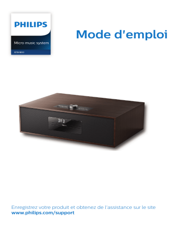 Philips BTB4800/12 Microchaîne Manuel utilisateur | Fixfr