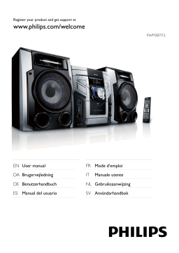 Philips FWM387/12 Minichaîne hi-fi Manuel utilisateur