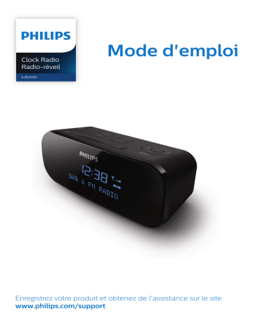 Philips AJB3000/12 Radio-réveil Manuel utilisateur | Fixfr