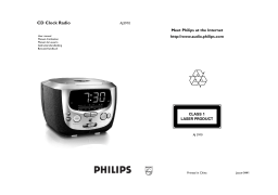 Philips AJ3910/00C Radio-réveil Manuel utilisateur