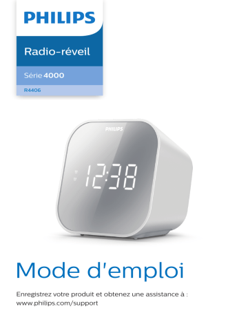 Philips TAR4406/12 Radio-réveil Manuel utilisateur | Fixfr