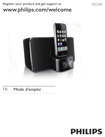Philips DC220/12 Radio-réveil pour iPod/iPhone Manuel utilisateur | Fixfr
