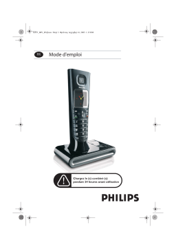 Philips ID9371B/31 Téléphone sans fil avec répondeur Manuel utilisateur