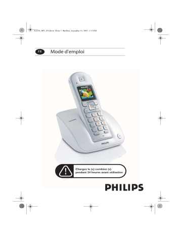 CD5301S/FT | Philips CD5302S/FT Téléphone sans fil Manuel utilisateur | Fixfr