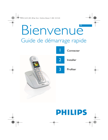 Philips CD5302S/FT Téléphone sans fil Guide de démarrage rapide | Fixfr