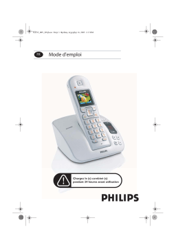 Philips CD5352S/FT Téléphone sans fil avec répondeur Manuel utilisateur