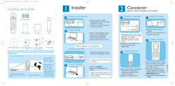 Philips VOIP3211S/01 Téléphone Internet/DECT Guide de démarrage rapide
