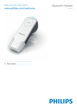 Philips SHB1400/00 Oreillette mono avec micro Bluetooth® Manuel utilisateur
