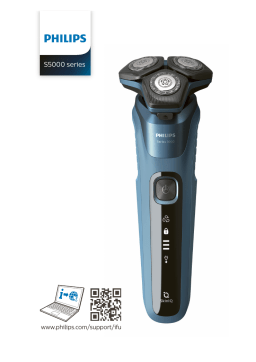 Philips S5579/69 Shaver series 5000 Rasoir électrique Wet & Dry Manuel utilisateur