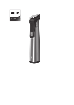 Philips MG7735/15 Multigroom series 7000 12-en-1 Visage, Cheveux et Corps Manuel utilisateur