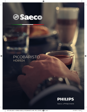 Saeco HD8924/01 Saeco PicoBaristo Machine espresso Super Automatique Manuel utilisateur | Fixfr