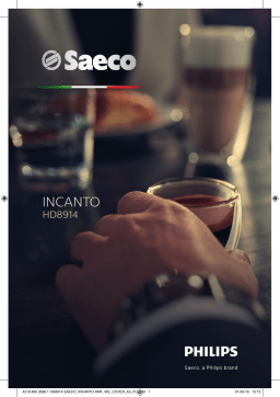 Saeco HD8914/01 Saeco Incanto Machine espresso Super Automatique Manuel utilisateur