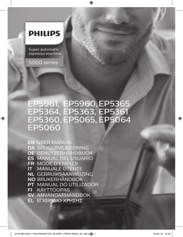Philips EP5364/10 Series 5000 Machines espresso entièrement automatiques Manuel utilisateur | Fixfr
