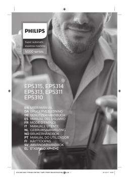 Philips EP5314/10 Series 5000 Machine expresso à café grains avec broyeur Manuel utilisateur