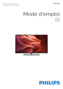 Philips 55PFT5500/12 5500 series Téléviseur LED plat Full HD avec Android™ Manuel utilisateur