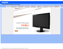 Philips 191EL1SB/00 Moniteur LED Manuel utilisateur