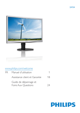 Philips 241S4LYCS/00 Moniteur LCD, rétroéclairage LED Manuel utilisateur