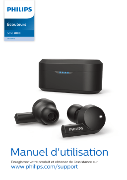 Philips TAT5505BK/00 Écouteurs intra-auriculaires True Wireless Manuel utilisateur