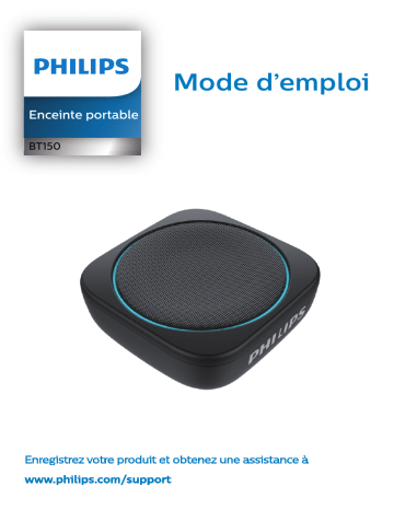 BT150A/00 | BT150W/00 | Philips BT150B/00 enceinte portable sans fil Manuel utilisateur | Fixfr