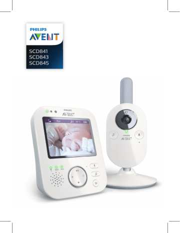 Avent SCD843/37 Avent Baby monitor Digital Video Baby Monitor Guide de démarrage rapide | Fixfr