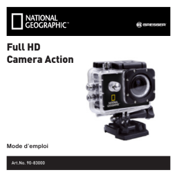 National Geographic 9083000 Full-HD Action Camera, 140°, 30m waterproof Manuel utilisateur