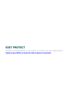 ESET PROTECT 8.0 Manuel utilisateur