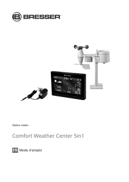 Bresser 7002550000000 5-in-1 Comfort Weather Center Manuel utilisateur