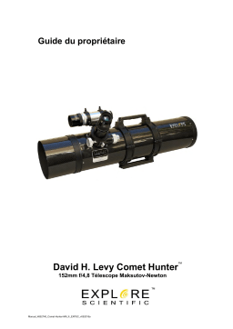 Explore Scientific 4852740 MN-152 David H. Levy Comet Hunter Telescope Manuel utilisateur