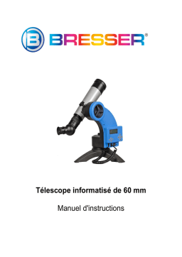 Bresser Junior 8841000 60 mm Go-To Refractor Telescope Manuel utilisateur