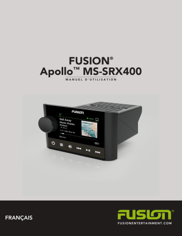 Fusion MS-SRX400 Apollo Marine Zone Stereo Manuel du propriétaire | Fixfr