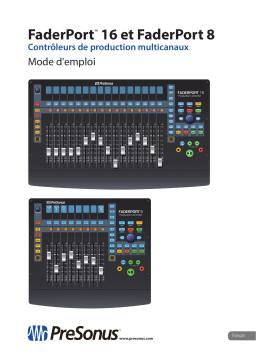 PRESONUS FaderPort 8 Manuel du propriétaire