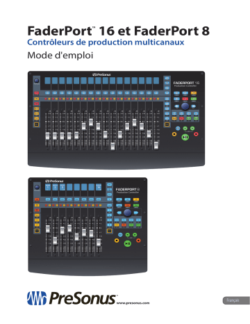 FaderPort 16 | PRESONUS FaderPort 8 Manuel du propriétaire | Fixfr