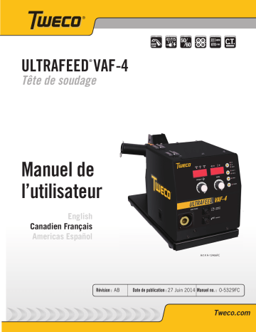 ESAB ULTRAFEED® VAF-4 Wirefeeder Manuel utilisateur | Fixfr
