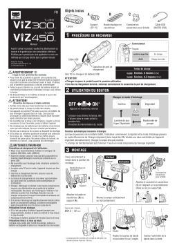 Cateye ViZ300 [TL-LD810] Safety light Manuel utilisateur