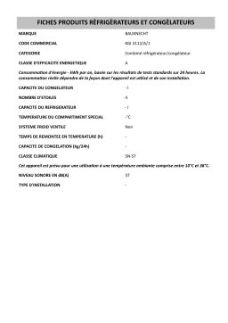 Bauknecht KGI 3112/A/1 Fridge/freezer combination Manuel utilisateur
