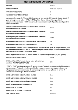 Indesit IWSD 5125 SL (CIS).L Washing machine Manuel utilisateur