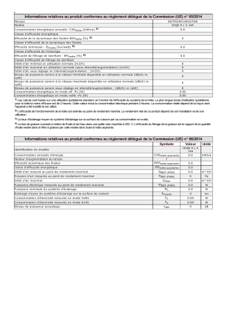 Product information | Whirlpool IKQB 9 L X /HA Manuel utilisateur | Fixfr