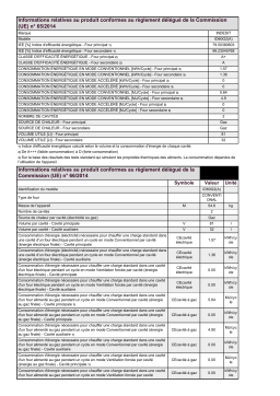 Indesit ID60G2(A) Double Cooker Manuel utilisateur