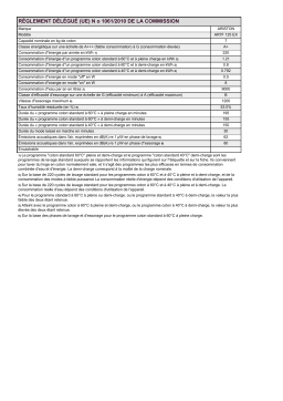 Ariston AR7F 125 EX Washing machine Manuel utilisateur