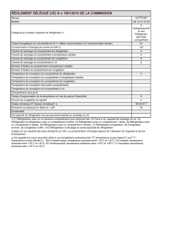 Hotpoint HS 12 A1 D.UK Refrigerator Manuel utilisateur