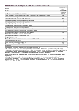 HOTPOINT/ARISTON BCB 70301 AA Fridge/freezer combination Manuel utilisateur