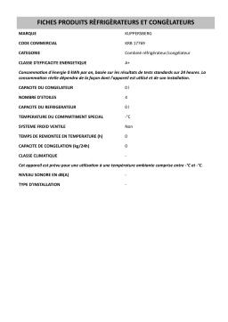 Kuppersberg KRB 17769 Fridge/freezer combination Manuel utilisateur